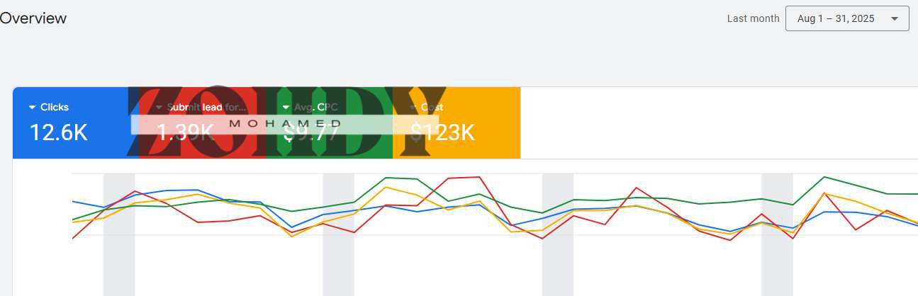 Google Ads - Actual Result