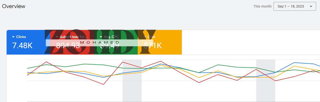 Google Ads - Actual Result